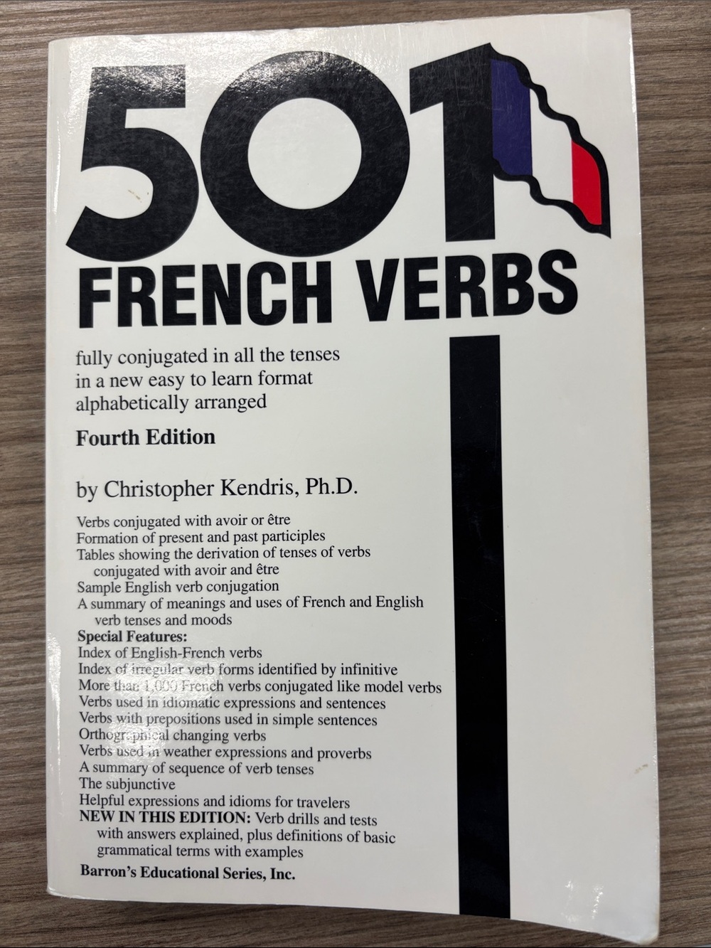 501 French Verbs Textbook